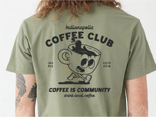 Load image into Gallery viewer, Indy Coffee Club Tee - Preorder
